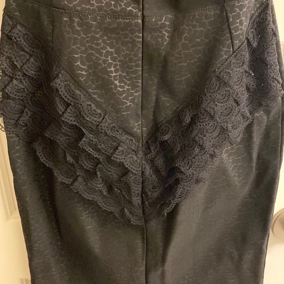 Y2k Black Leopard Print Pinup Dress with skulls - Picture 4 of 9